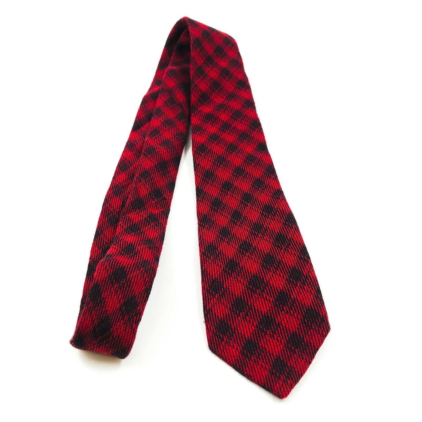 GANT Red 100% Wool Handsewn Tie Made In Italy