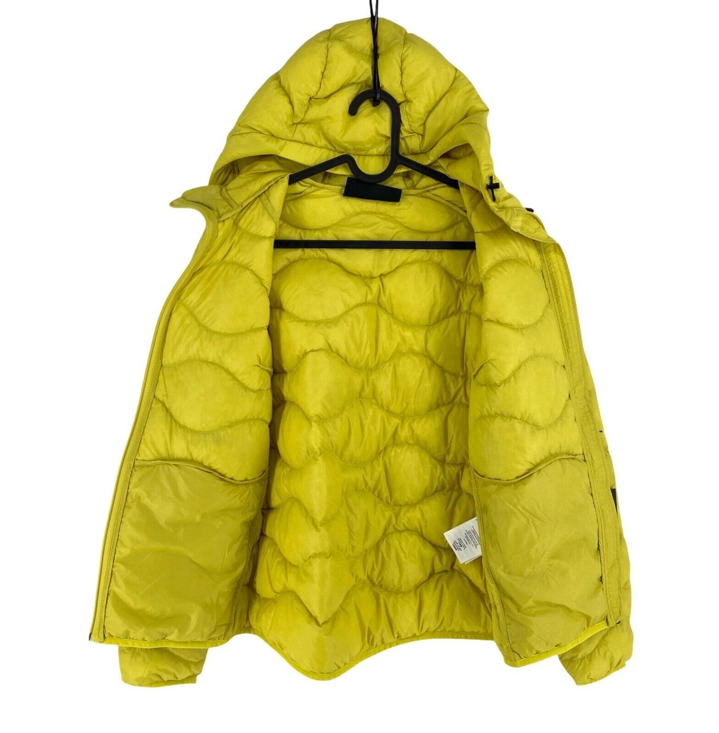 Peak Performance Women Yellow Helium Down Hooded Jacket Coat Size XS