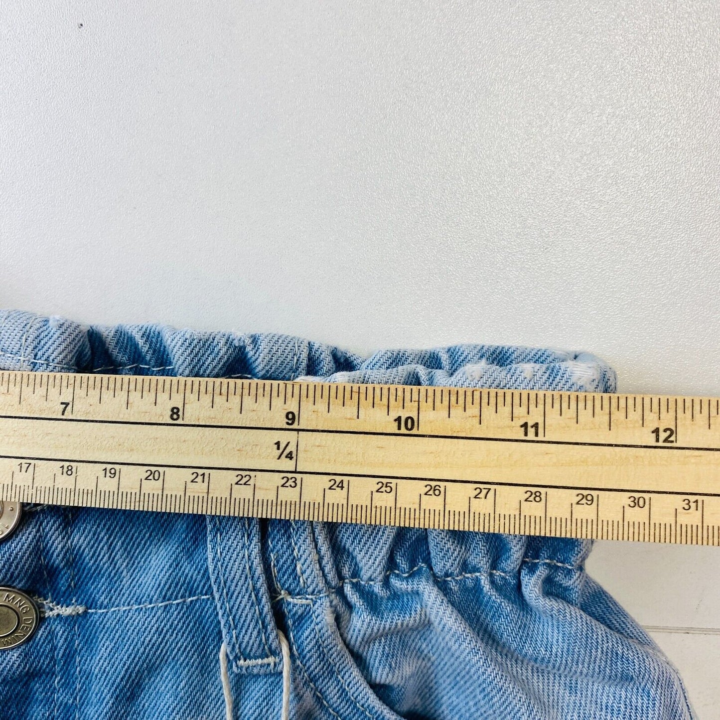 MANGO Girls Blue Regular Straight Fit Jeans Size 11 Years 146 cm W22