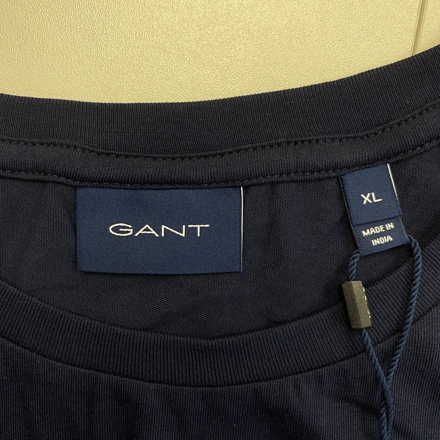 GANT Marineblaues Original T-Shirt mit Rundhalsausschnitt, Größe XL