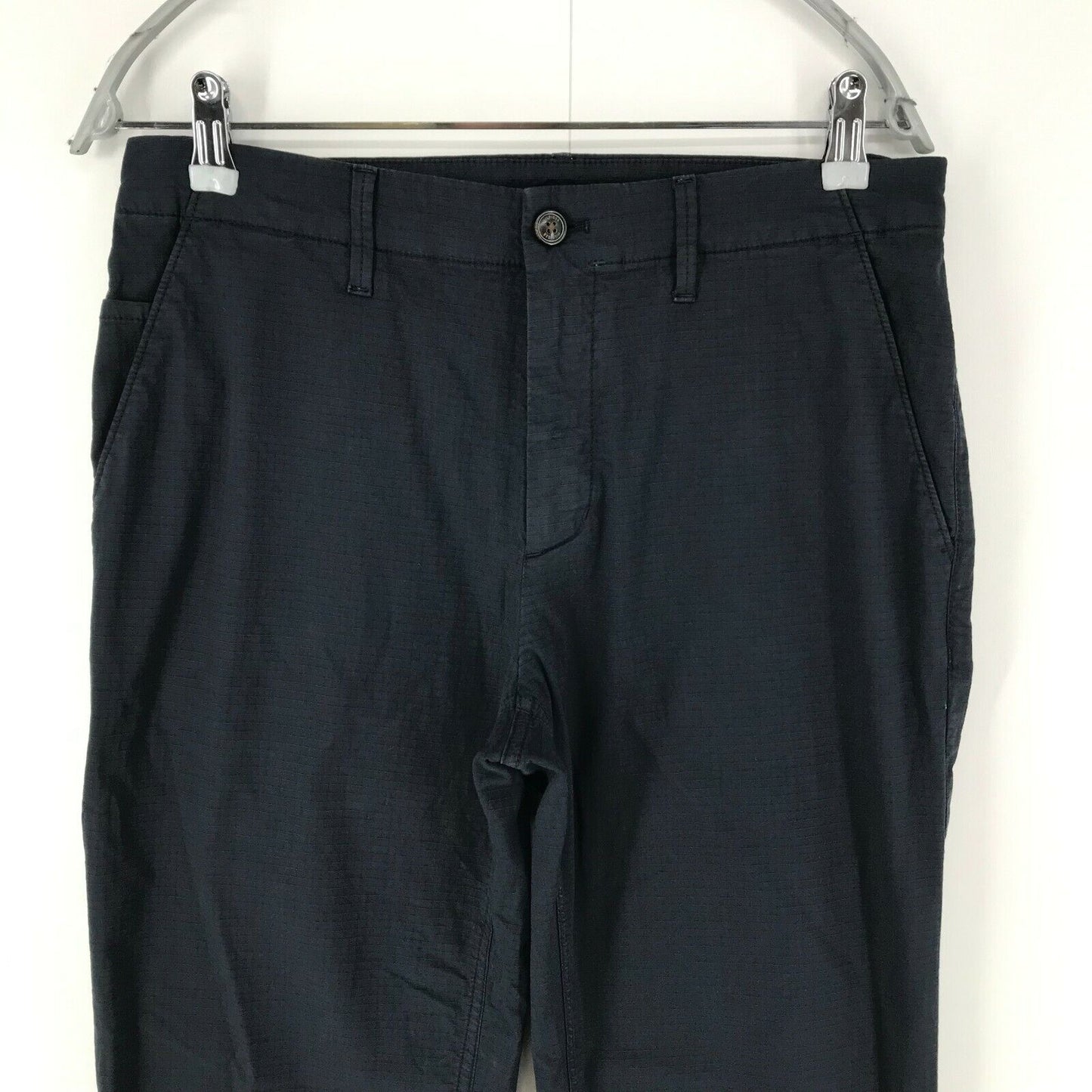 Tommy Hilfiger Navy Blue Regular Fit Trousers Size W32 L32