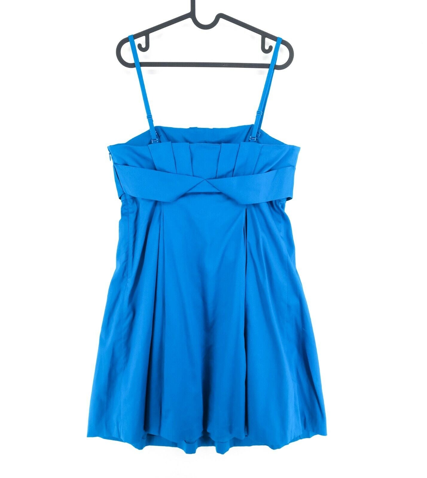 TED BAKER London Blue Pleated Fan Bust Sleeveless Dress Size 4 - L