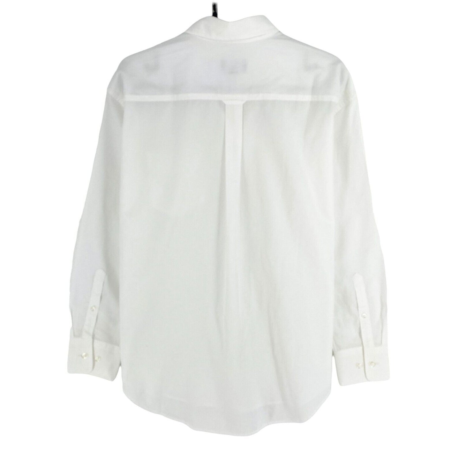 GANT Women White Relaxed Spread Lux Long Sleeve Shirt Size EU 36 UK 8 US 6