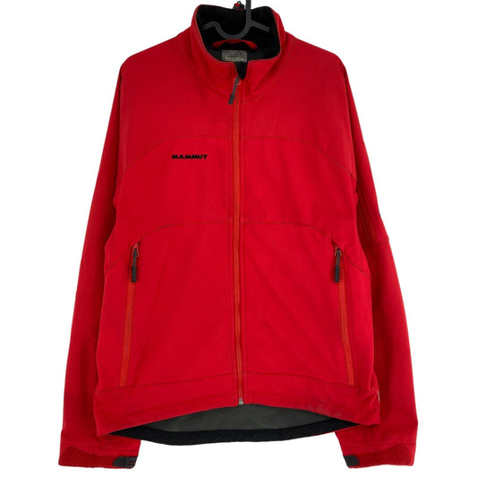 MAMMUT SOFTECH Soft Shell Red Jacket Size M