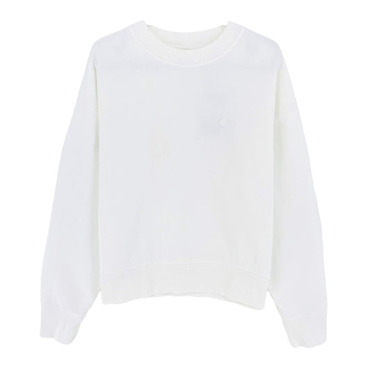 GANT White Icon G Essential Crew Neck Sweater Jumper Size M