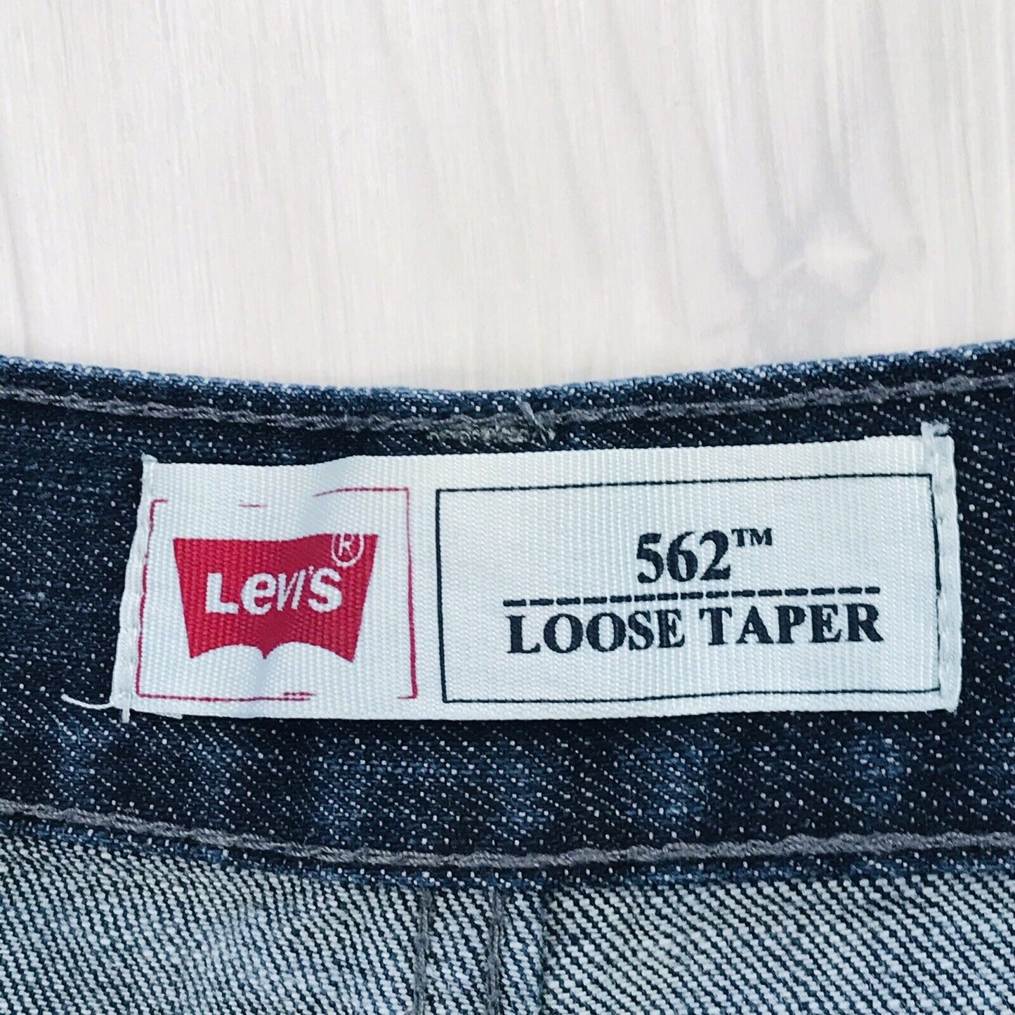 Vintage Levi's 511 Boys Dark Blue Loose Taper Fit Jeans 14 Reg / W27 L27