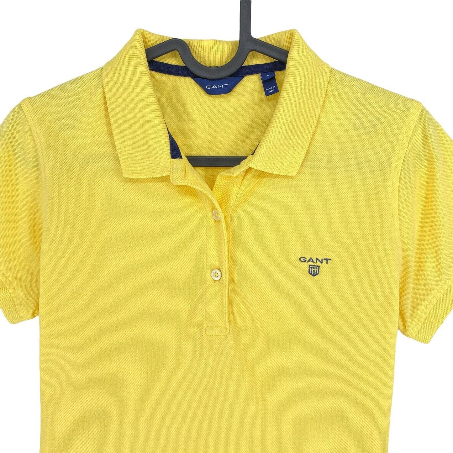 GANT Gelbes Original Piqué-Poloshirt Größe S