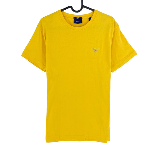 GANT Yellow Regular Original Crew Neck T Shirt Size S