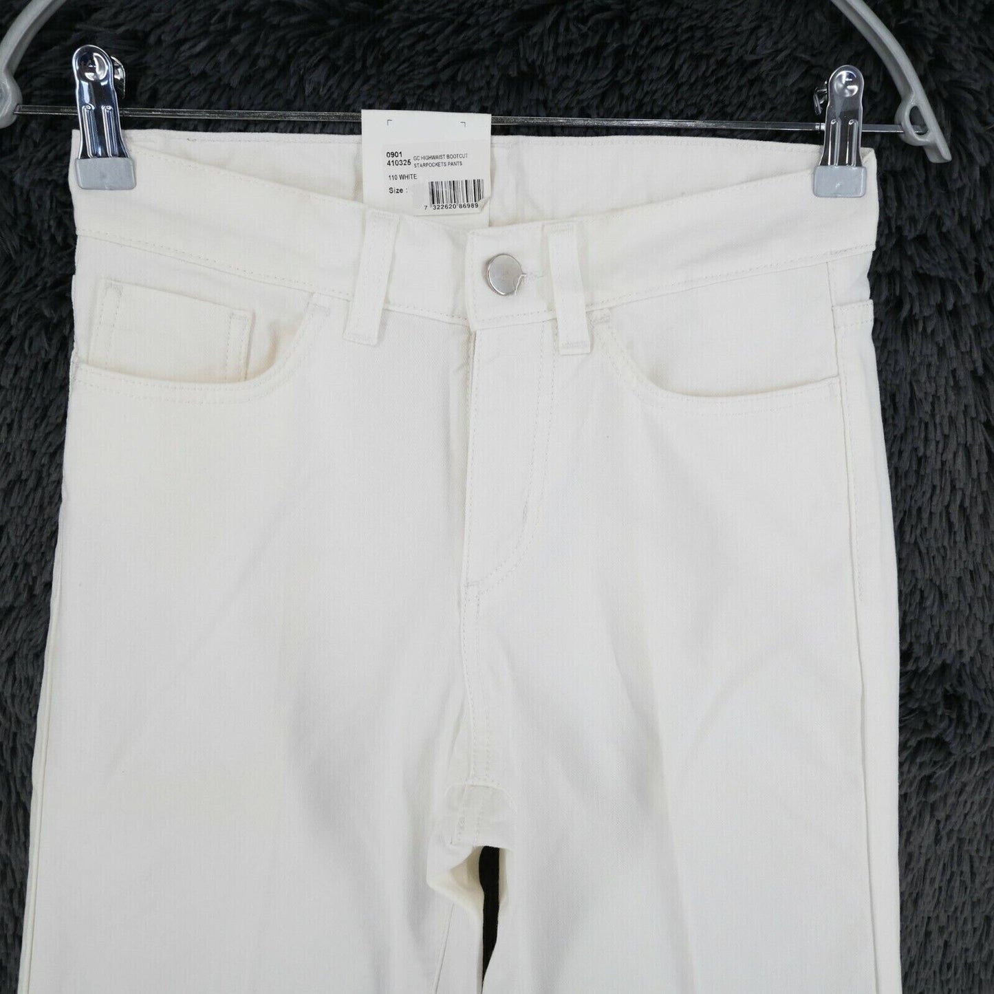 GANT White High Waist Regular Bootcut Fit Star Pockets Size W28 L34