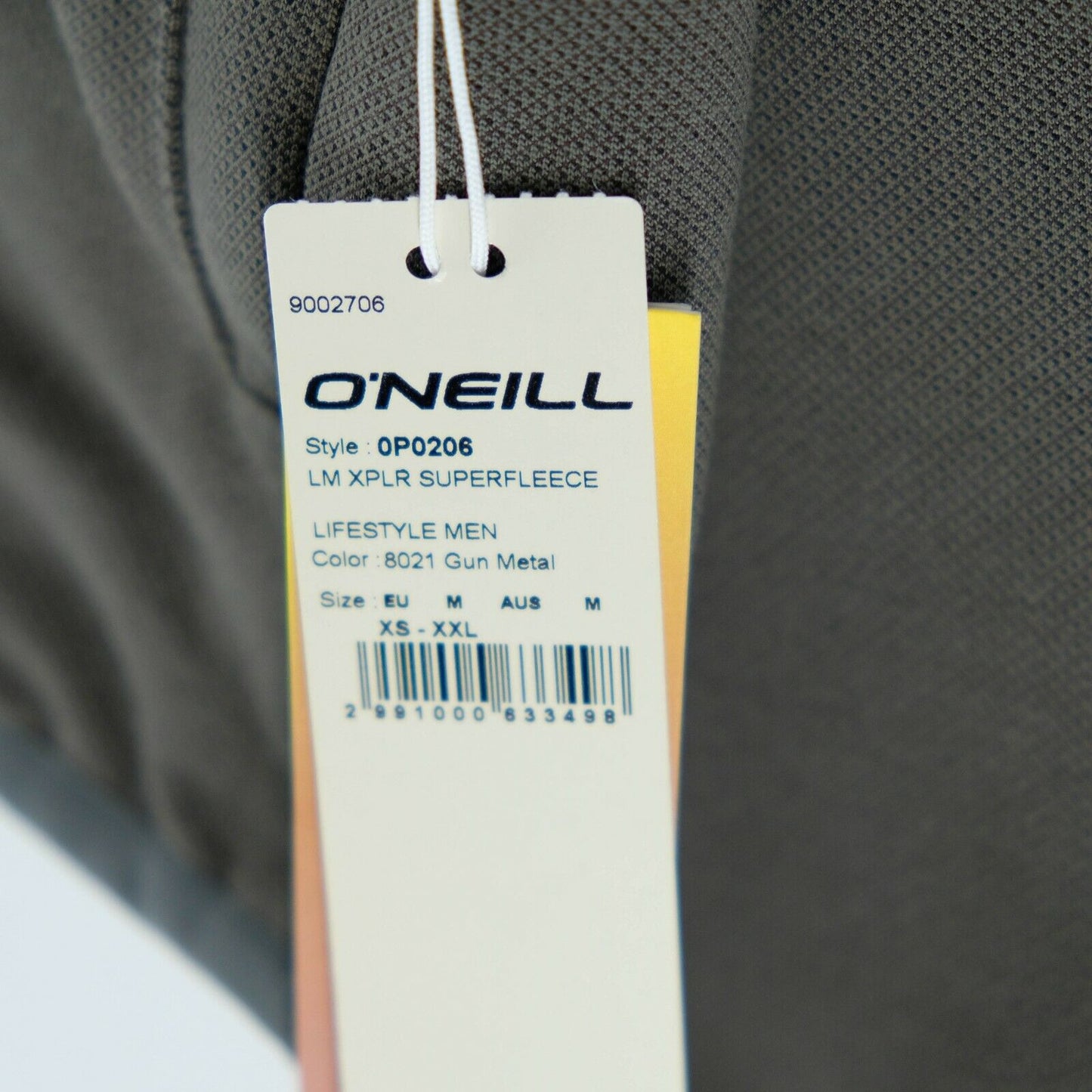 O'NEILL XPLR Super Fleece Gris Full Zip Sweat à capuche Veste Jumper Taille M