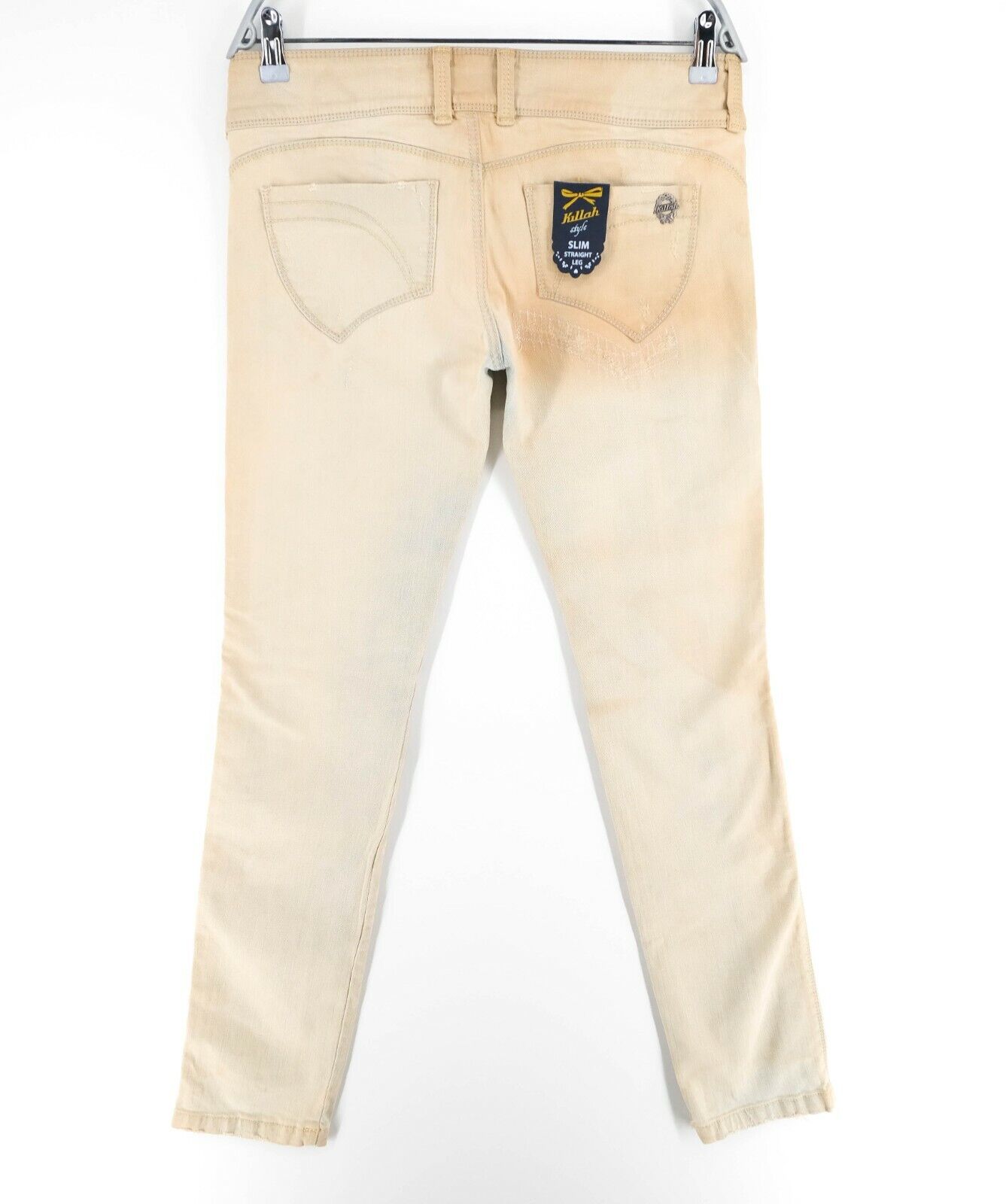 KILLAH – Beige – Slim Fit-Jeans mit geradem Bein, Größe 30