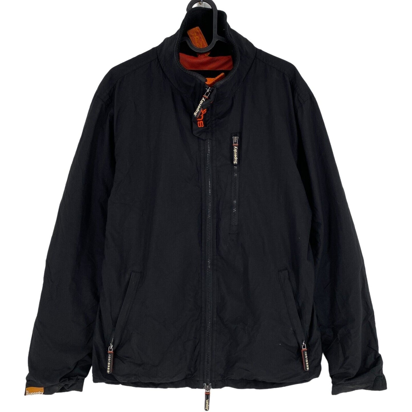 SUPERDRY Professional The Windhiker Schwarze Jacke Größe S