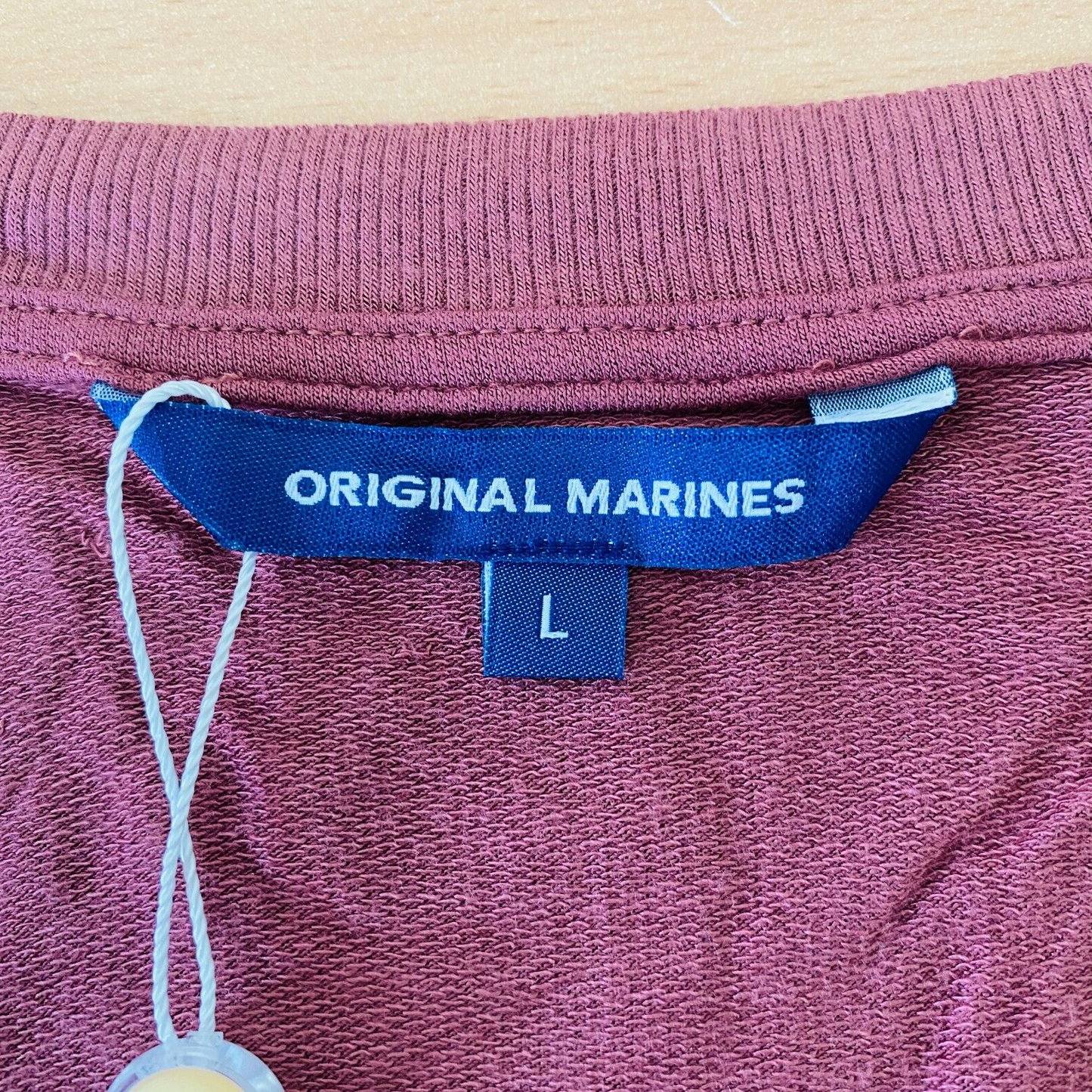 Original Marines Women Dark Pink V Neck Jumper Sweater Size L