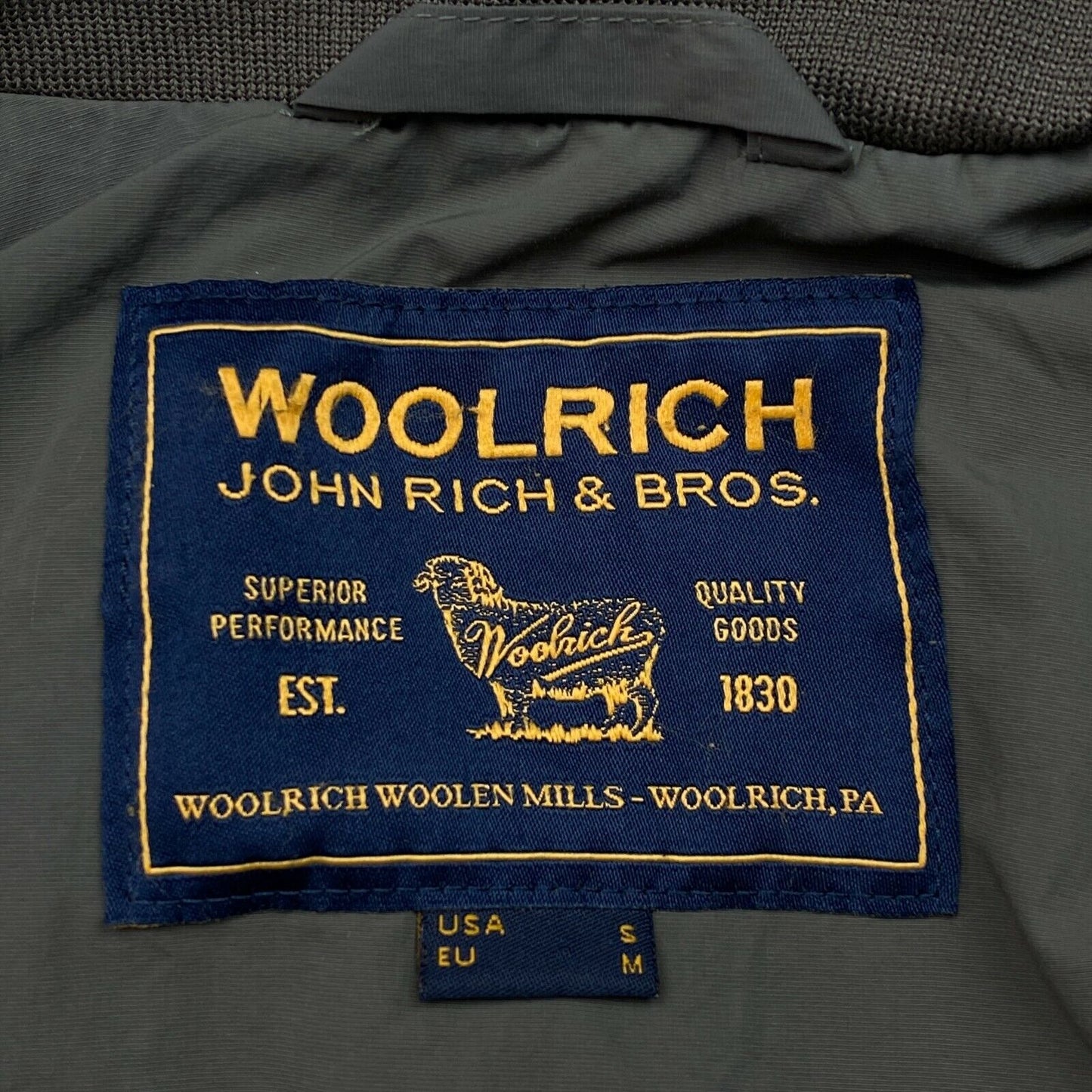 WOOLRICH Brown Jacket Size S