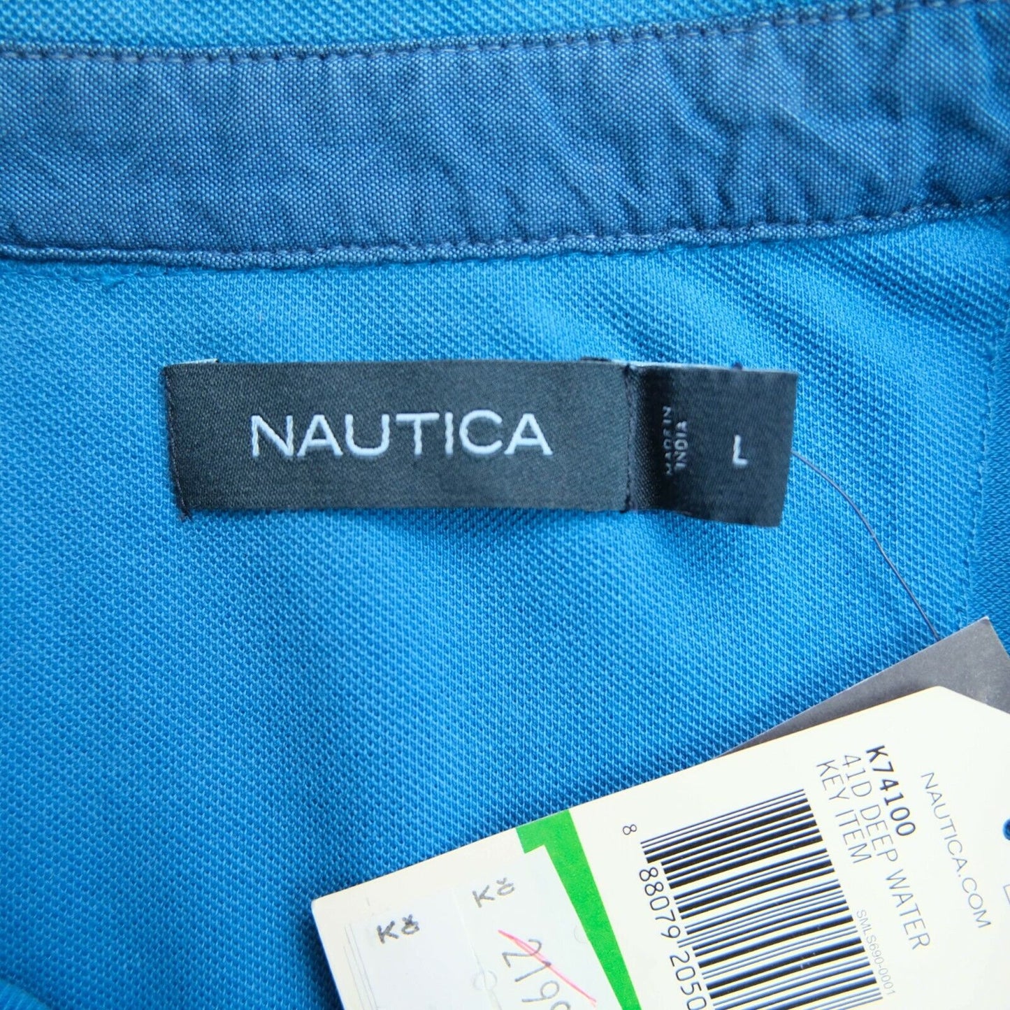 NAUTICA Polo Bleu T-shirt Taille L