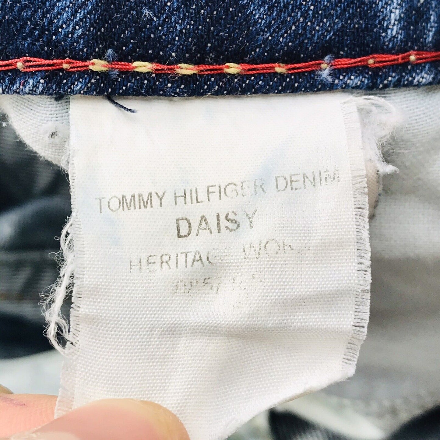 Tommy Hilfiger DAISY HERITAGE Damen Blaue Jeans mit niedriger Leibhöhe und geradem Schnitt, W28 L33