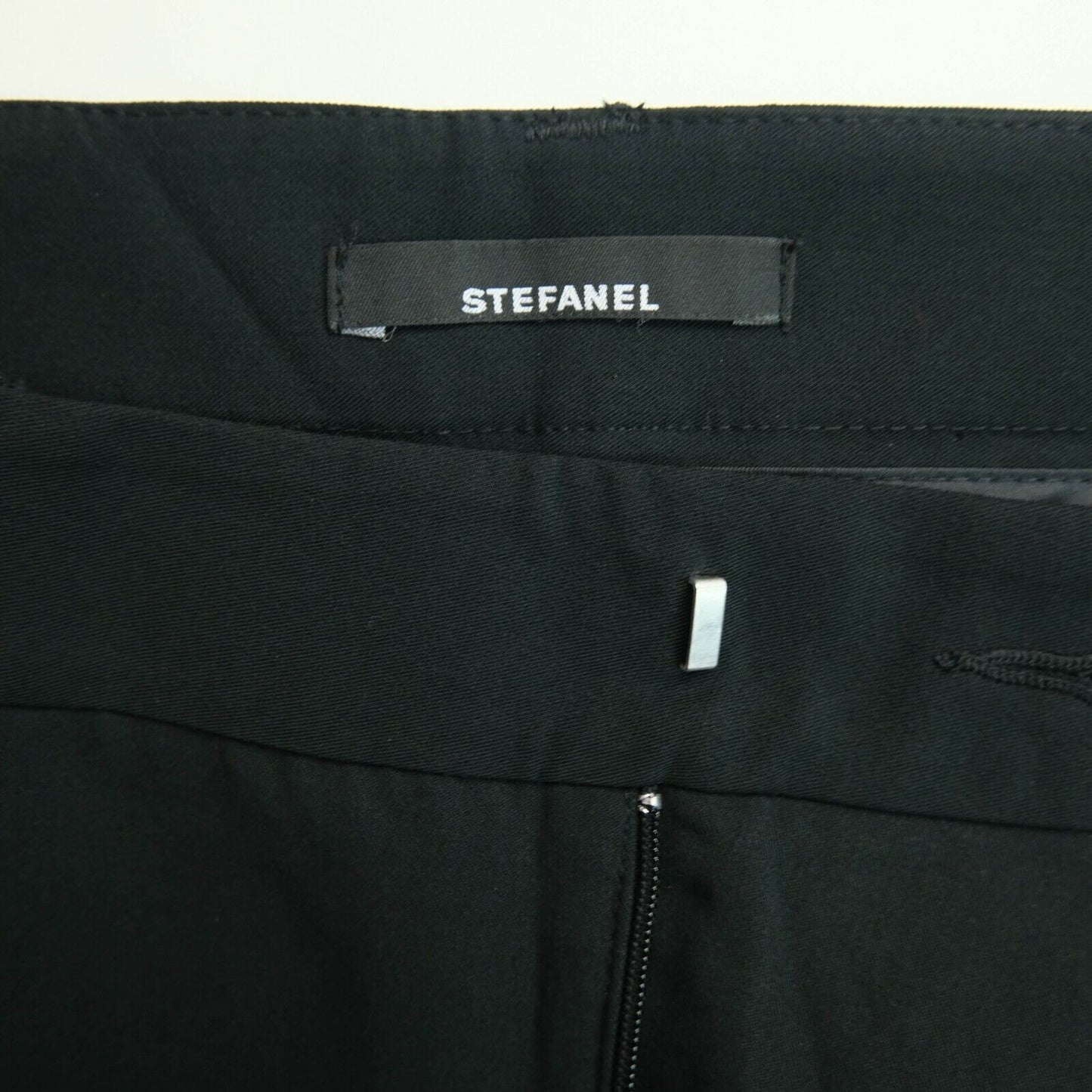 STEFANEL Black Skinny Dress Pants Trousers Size EU 34 UK 4 US 2