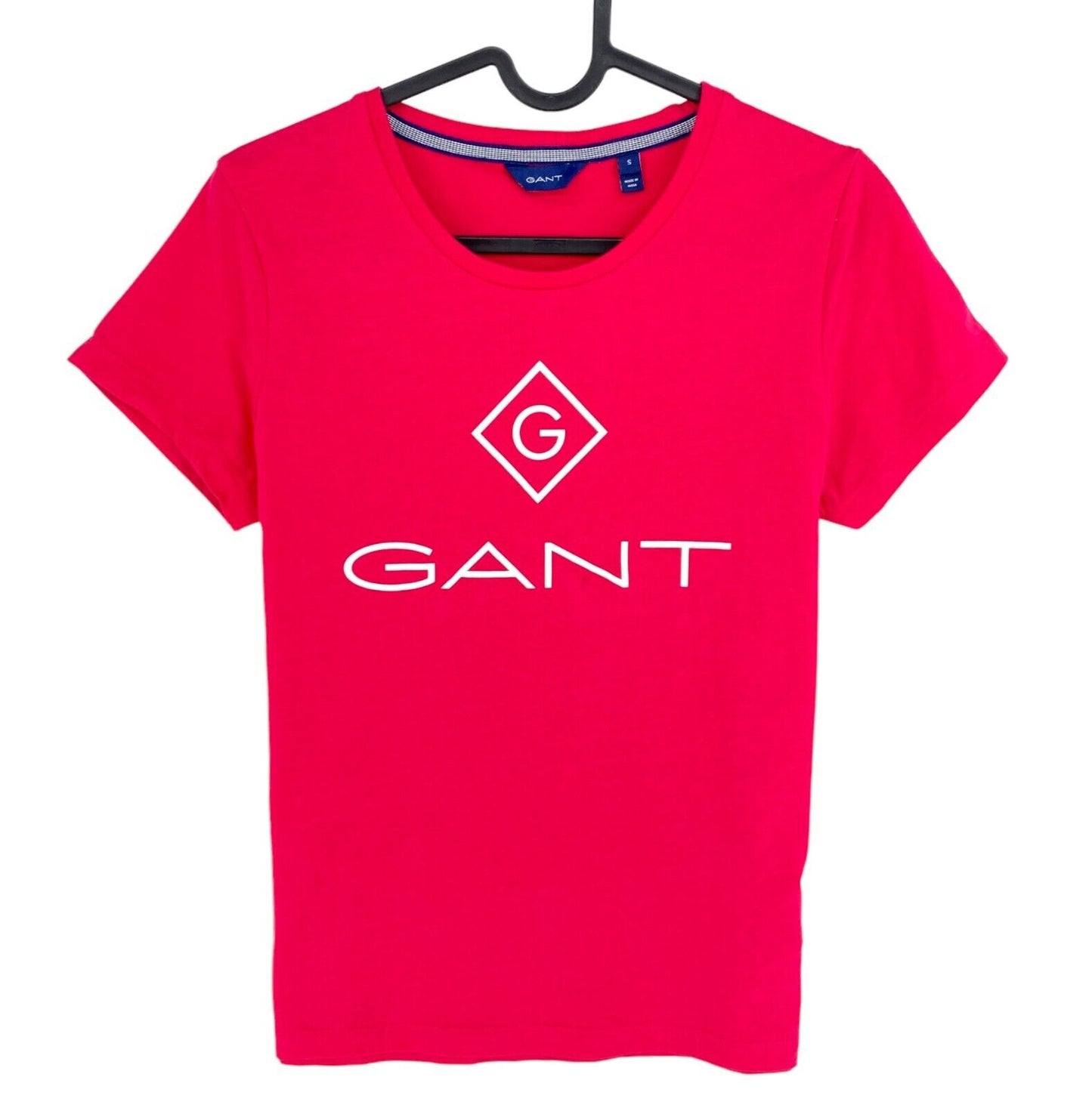 GANT Pink Lock Up Crew Neck T Shirt Size S