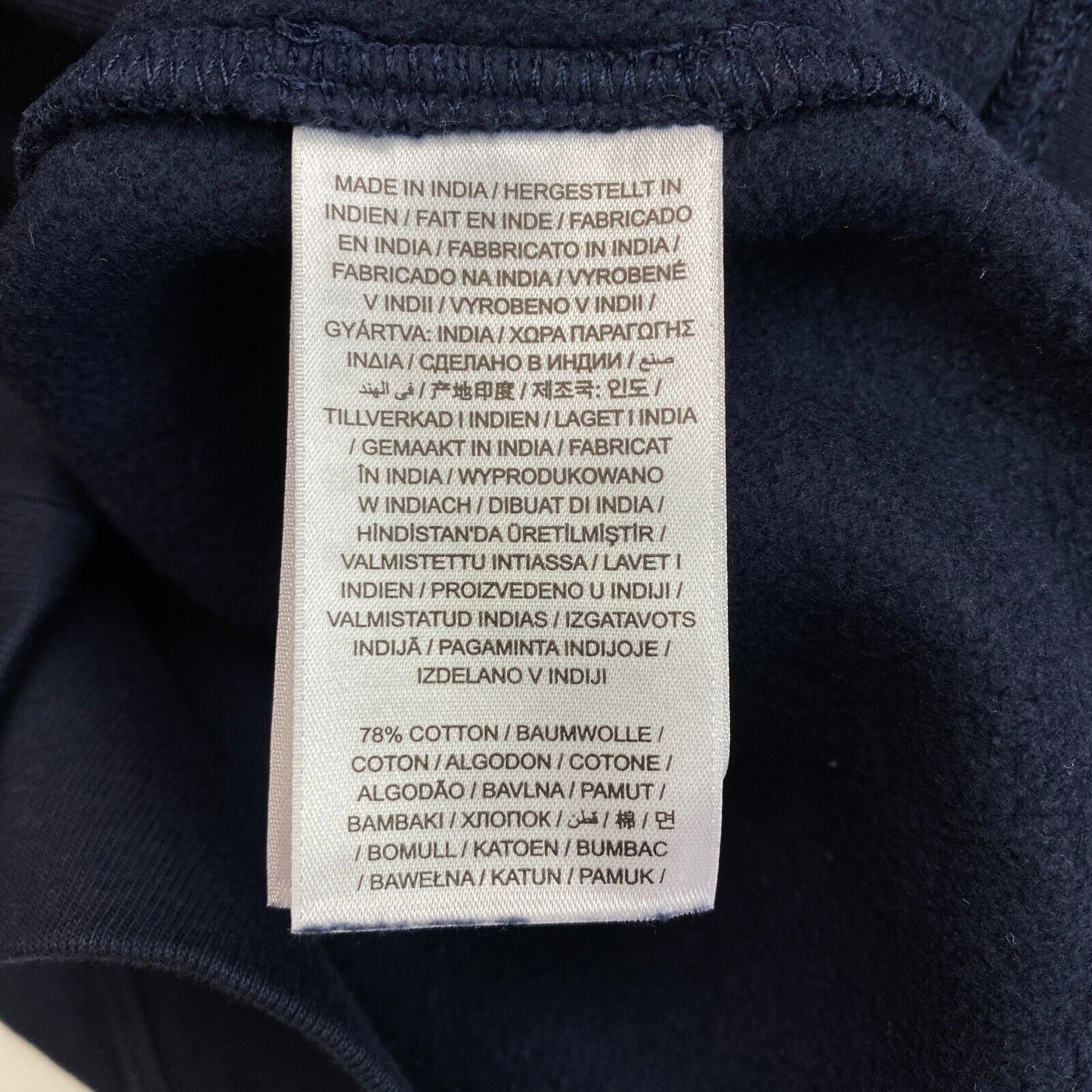 GANT Bleu marine Tonal Logo Sweat à capuche Pull Taille XS