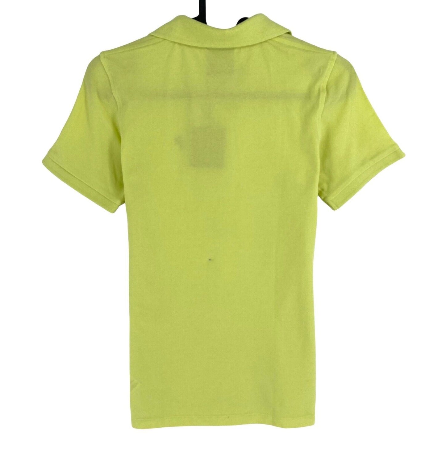 Peak Performance Women Yellow Classic Cotton SS Polo Shirt Size XS