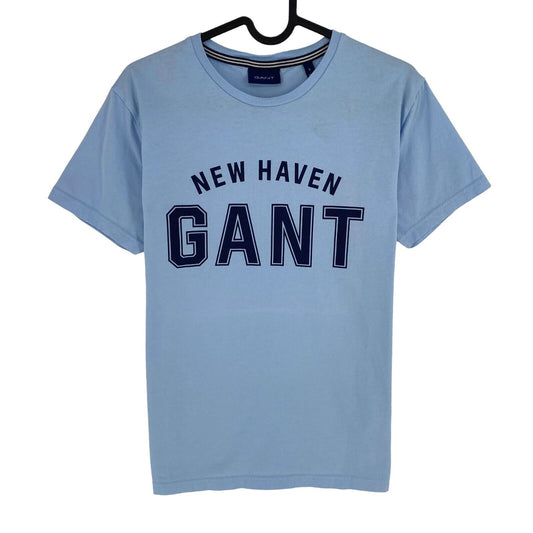 GANT Men Blue Logo Crew Neck Short Sleeves T Shirt Size S