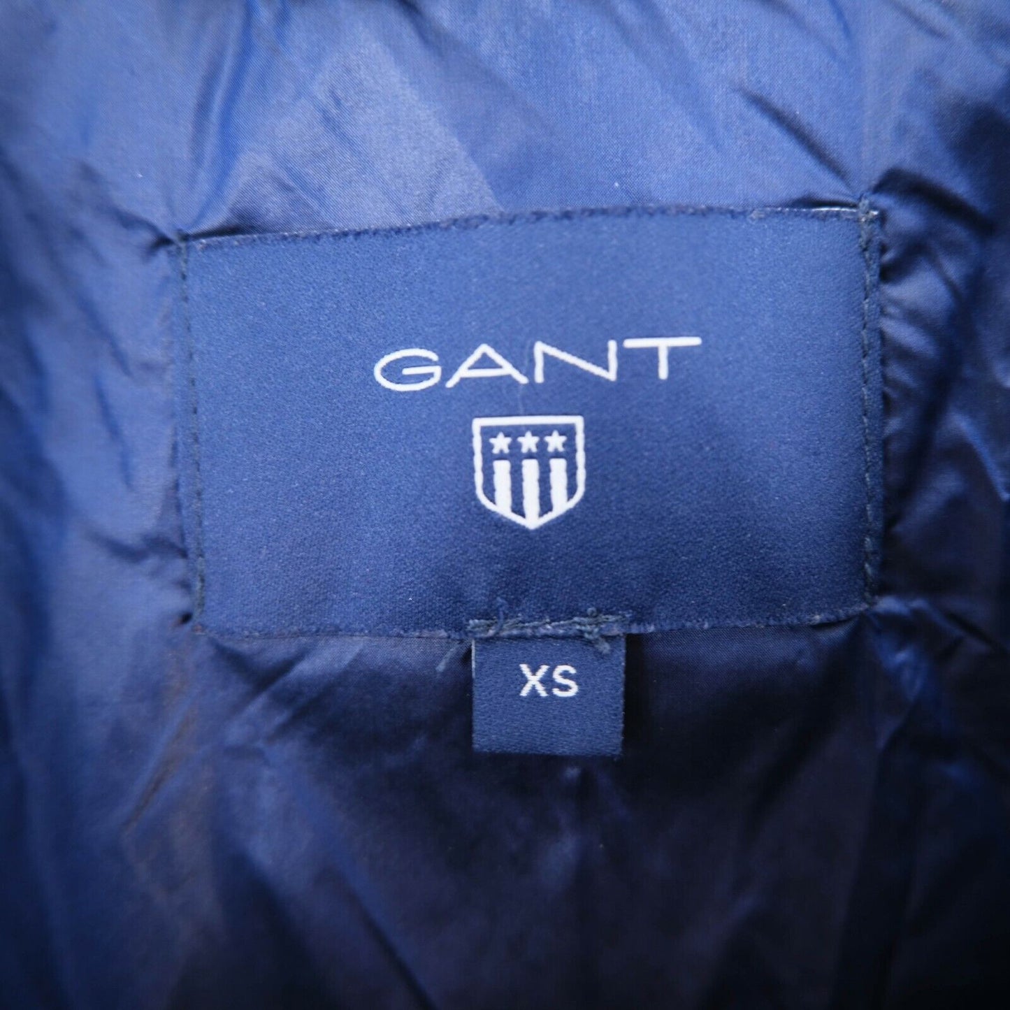 GANT Navy Blue Thick Warm Duck Down Fill Jacket Size XS