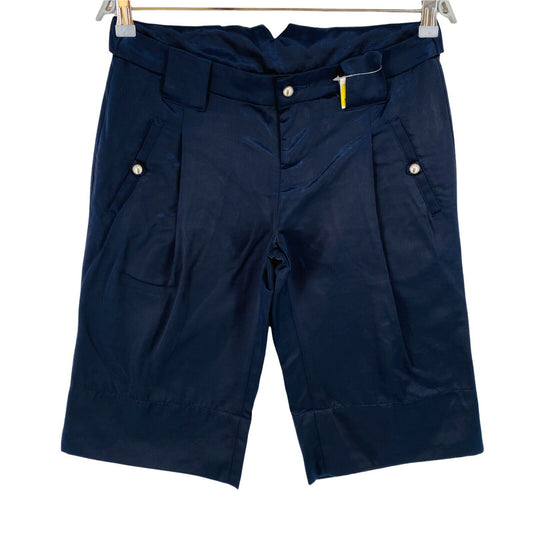 JLO By Jennifer Lopez Marineblaue Chino-Shorts, Größe EU 38 UK 10