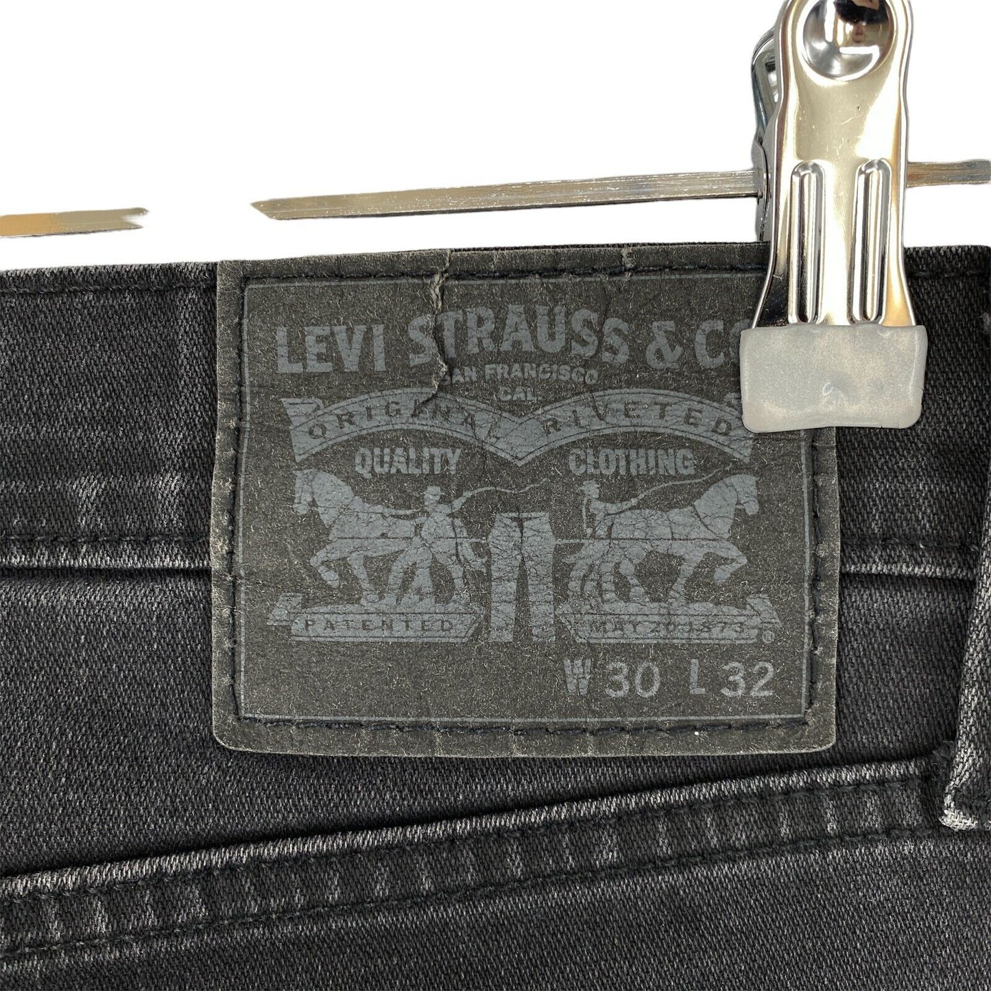 Levi's LINE 8 Dark Grey Super Skinny Fit Jeans W30 L30