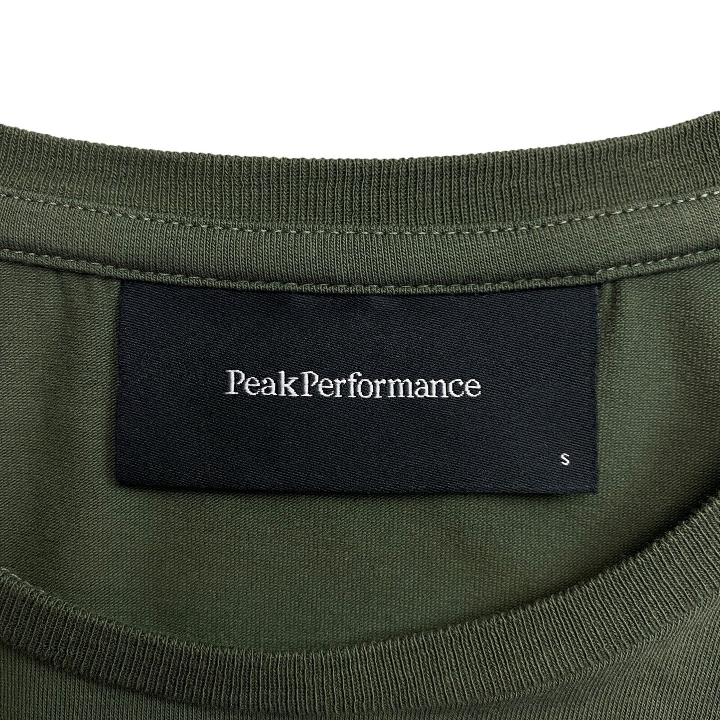 Peak Performance Green Original Long Sleeves Crew Neck T Shirt Top Size S