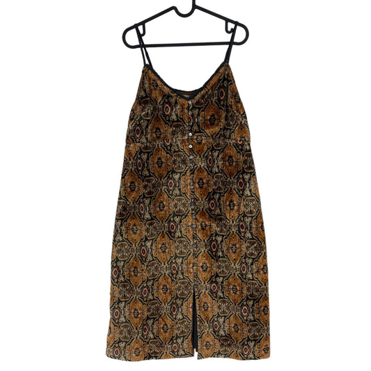 ODD MOLLY Women Brown Aino Slip Tank Top Dress Size 2 / M