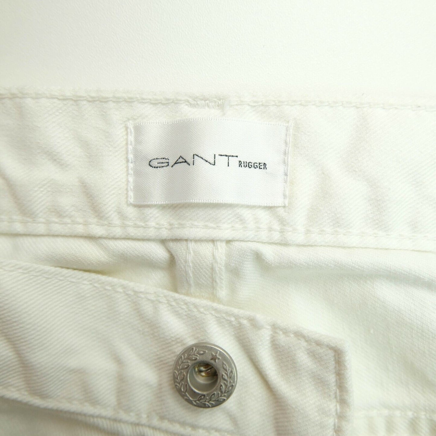 GANT Weiße Slacker Tapered Zerrissene Jeans Größe W29 L34