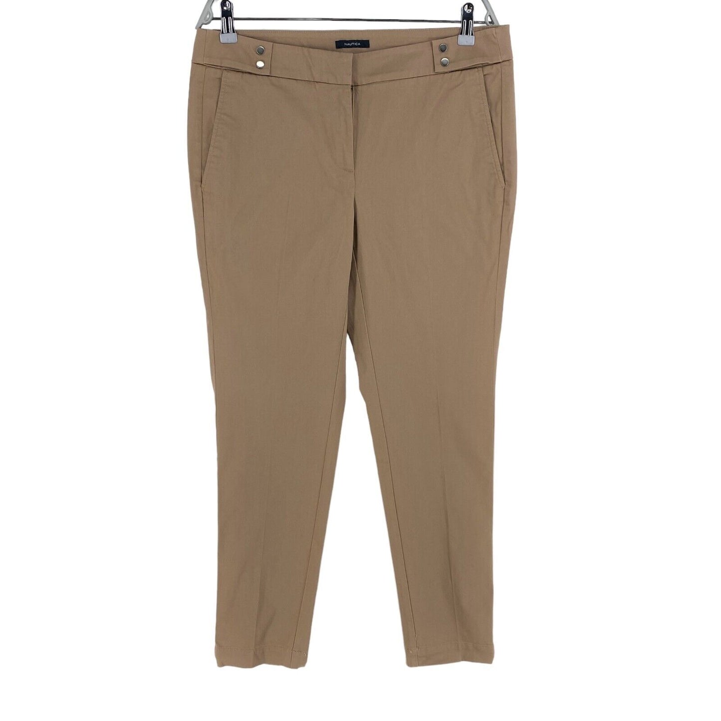 NAUTICA Brown Chino Pants Trousers Size EU 38 UK 10 US 8