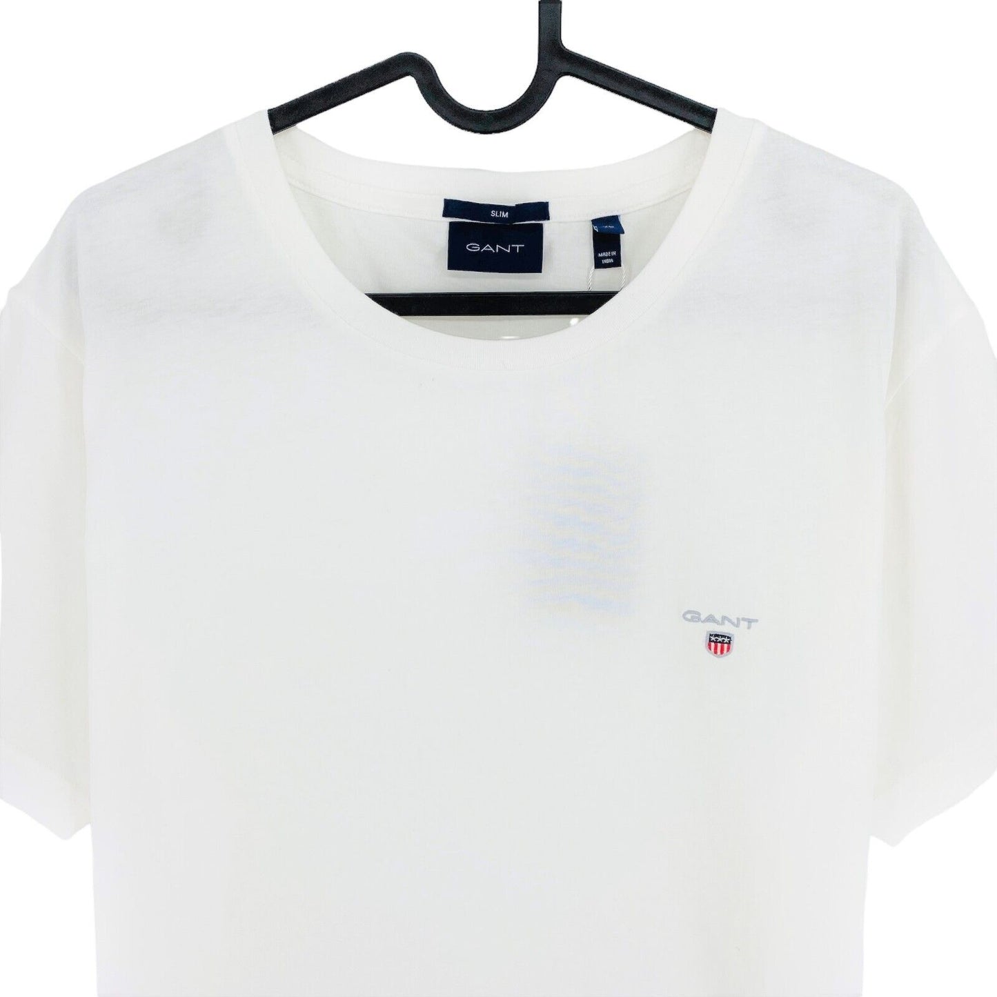 GANT White Original Slim Crew Neck T Shirt Size XL