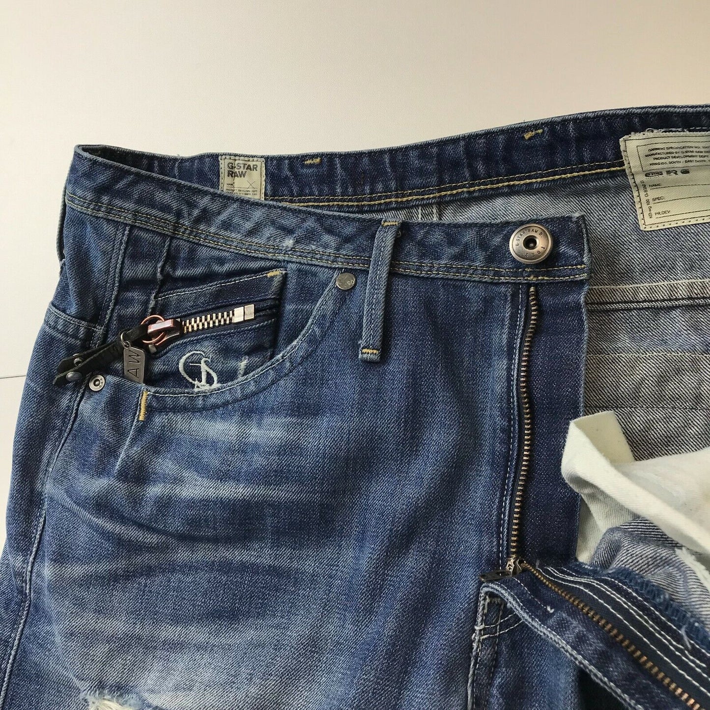 G-STAR RAW OCEAN Damen Jeans mit lockerer, konischer Passform, Blau, W27 L32