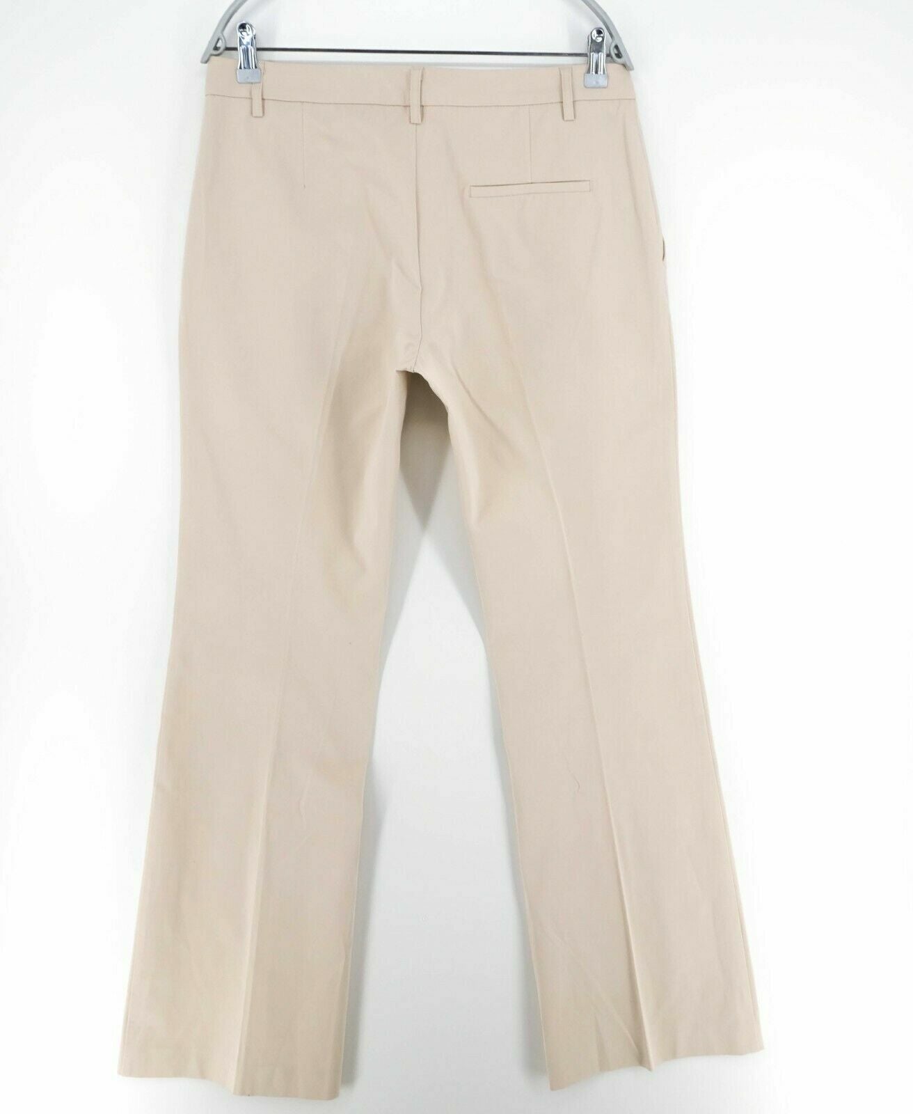 STEFANEL Beige Flared Legs Pants Trousers Size EU 34 36 UK 6 8 US 2 4