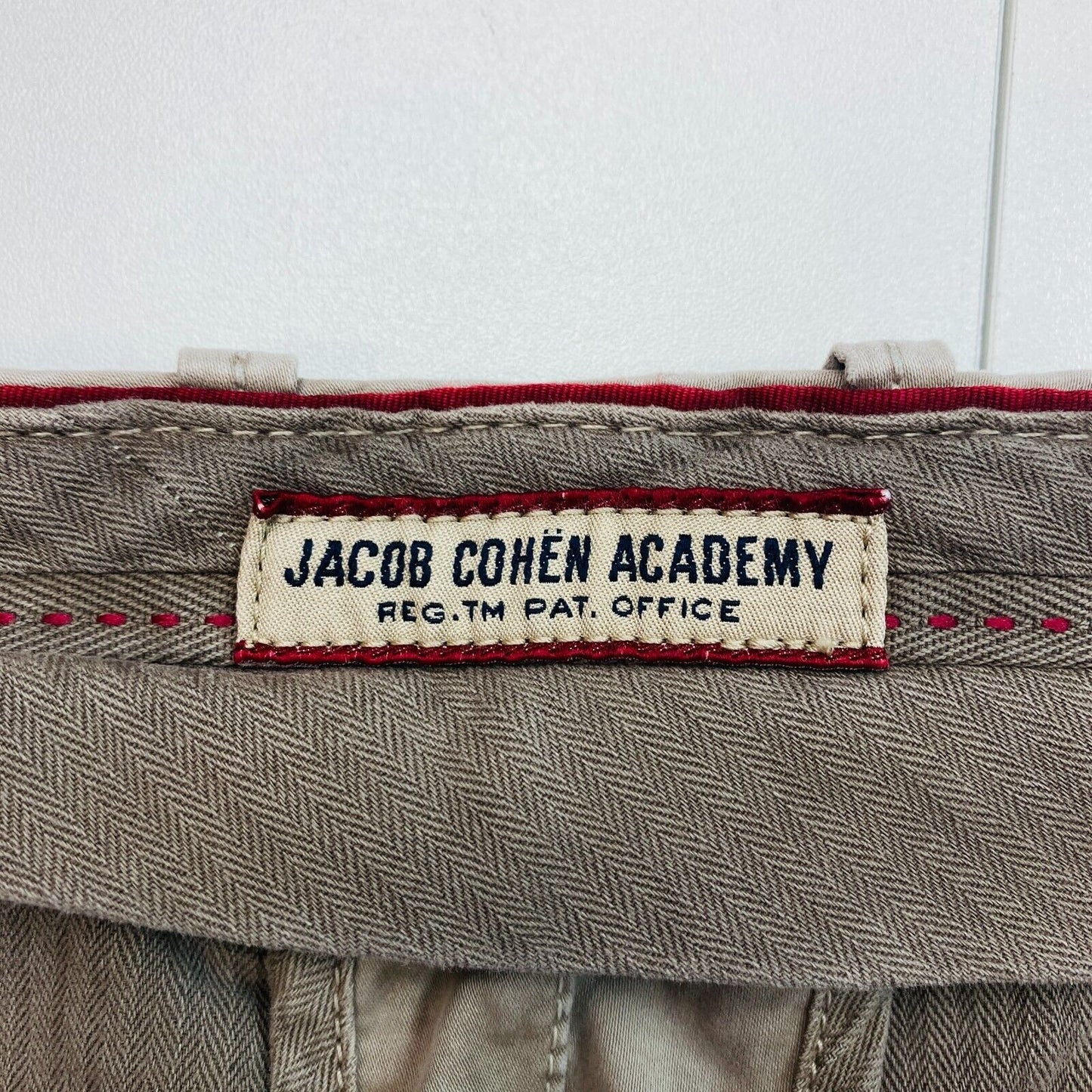 Jacob Cohen Herren BOBBY Braun Slim Chino Hose Größe W30 L34 Made in Italy