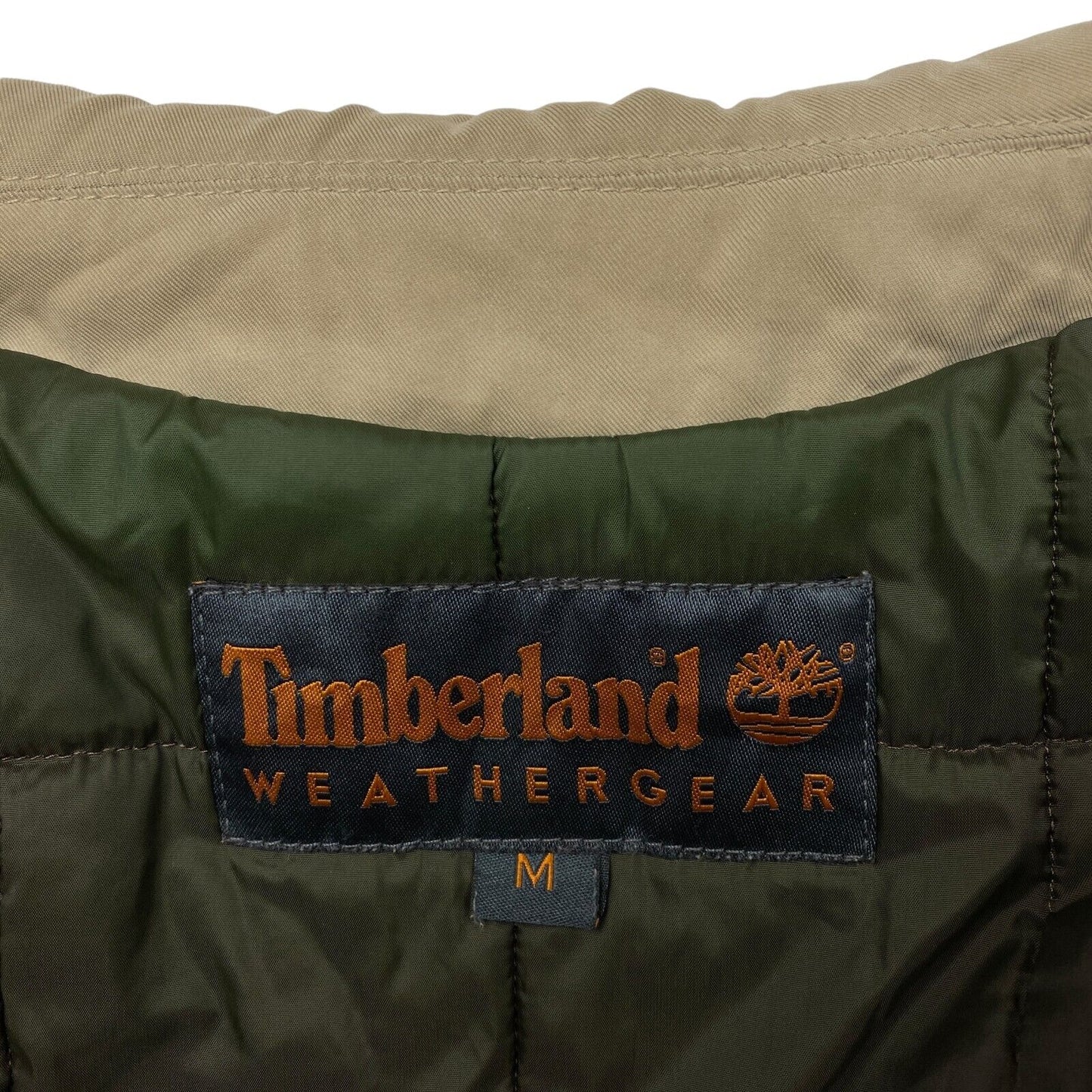 Timberland Hellbraun Puffer Jacke Mantel Größe M