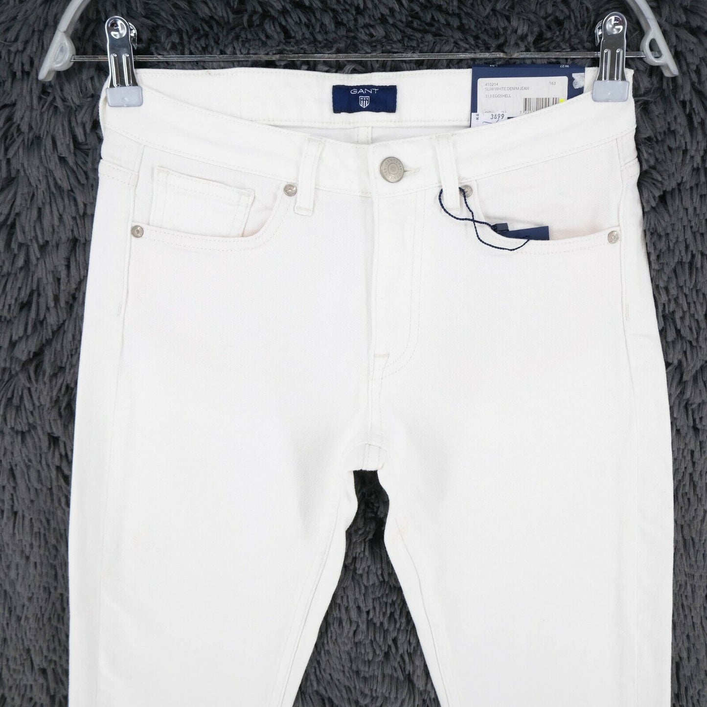 GANT White Slim Denim Jeans Size W27 L34