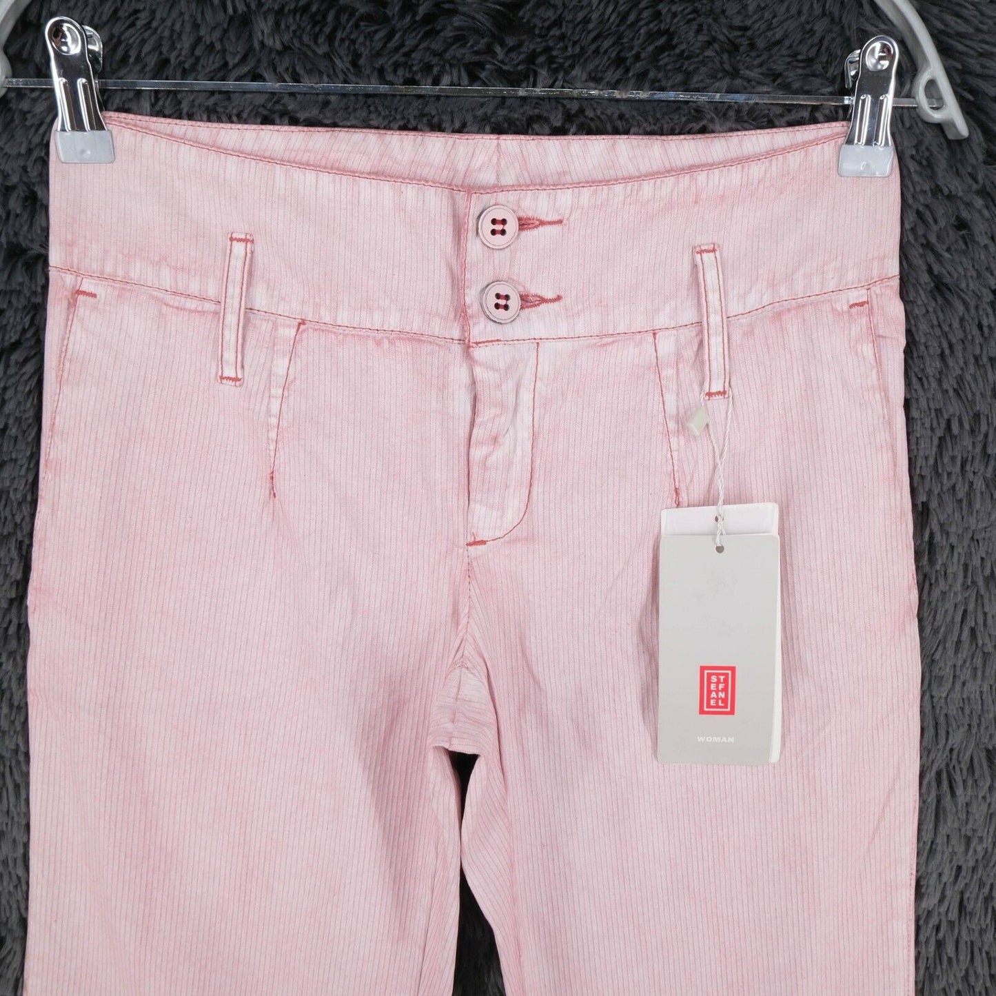 STEFANEL Pink Flared Pants Trousers Size EU 32 UK 2 US 0