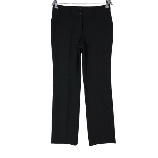 SIR OLIVER Women Black Regular Straight Fit Trousers EUR 36 W30