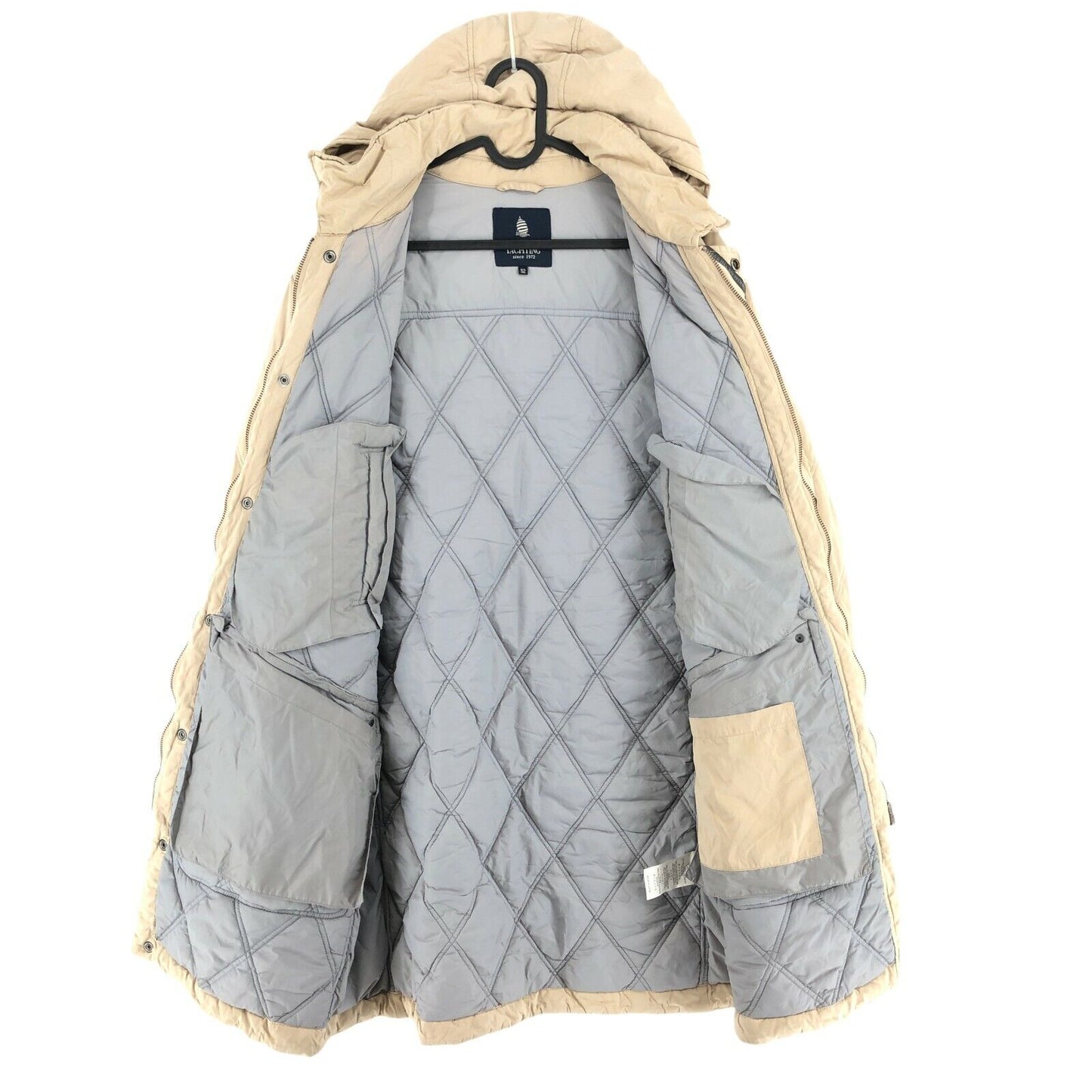 MARINA YACHTING Manteau Parka matelassé à capuche marron Taille EU 52 UK/US 42