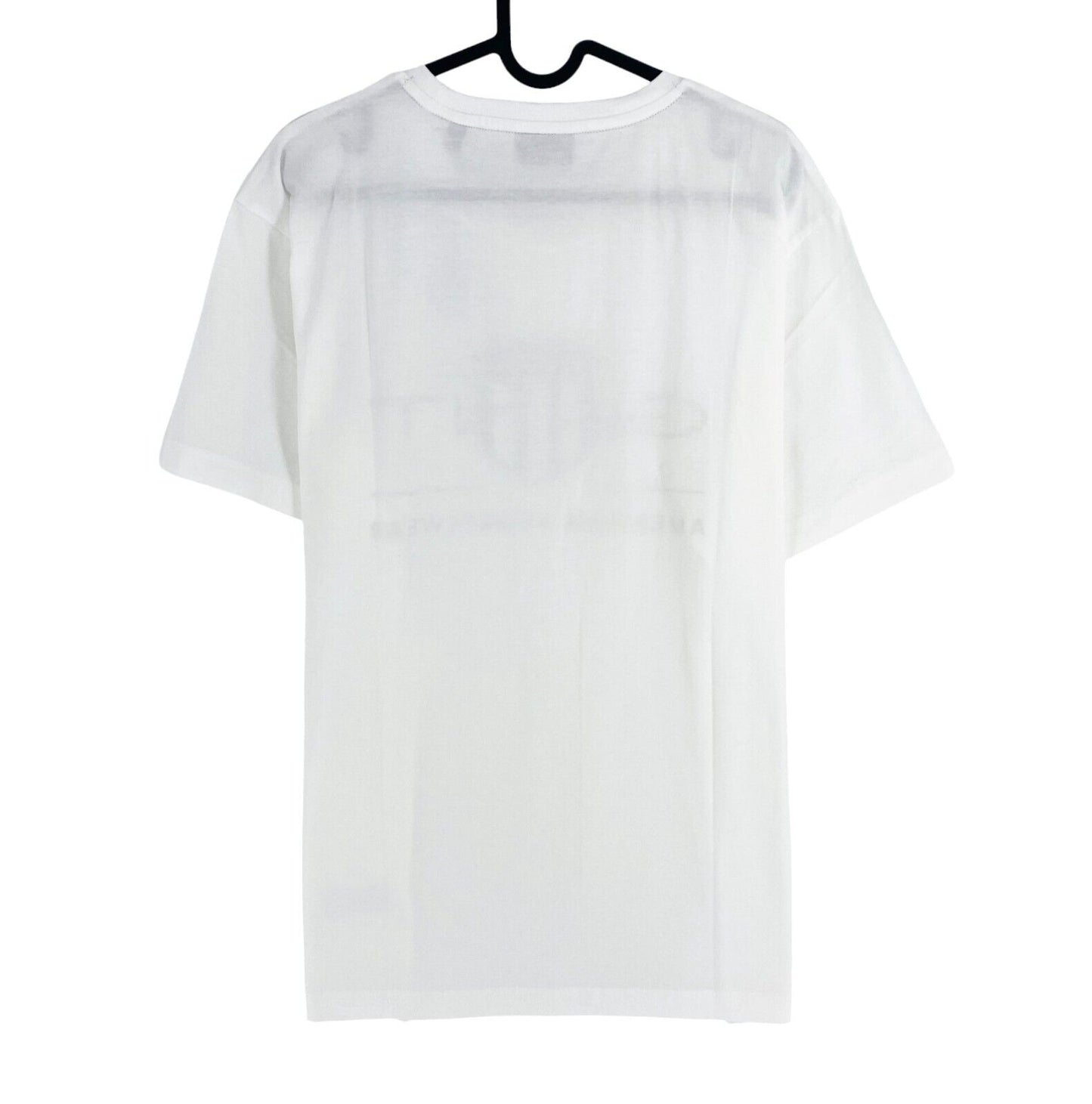 GANT Men White Archive Shield Crew Neck Short Sleeve T Shirt Size L