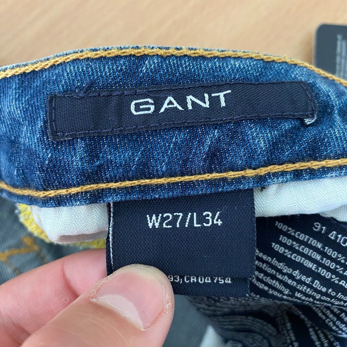 GANT CAROL Women Blue Regular Bootcut Fit Jeans Size W27 L34