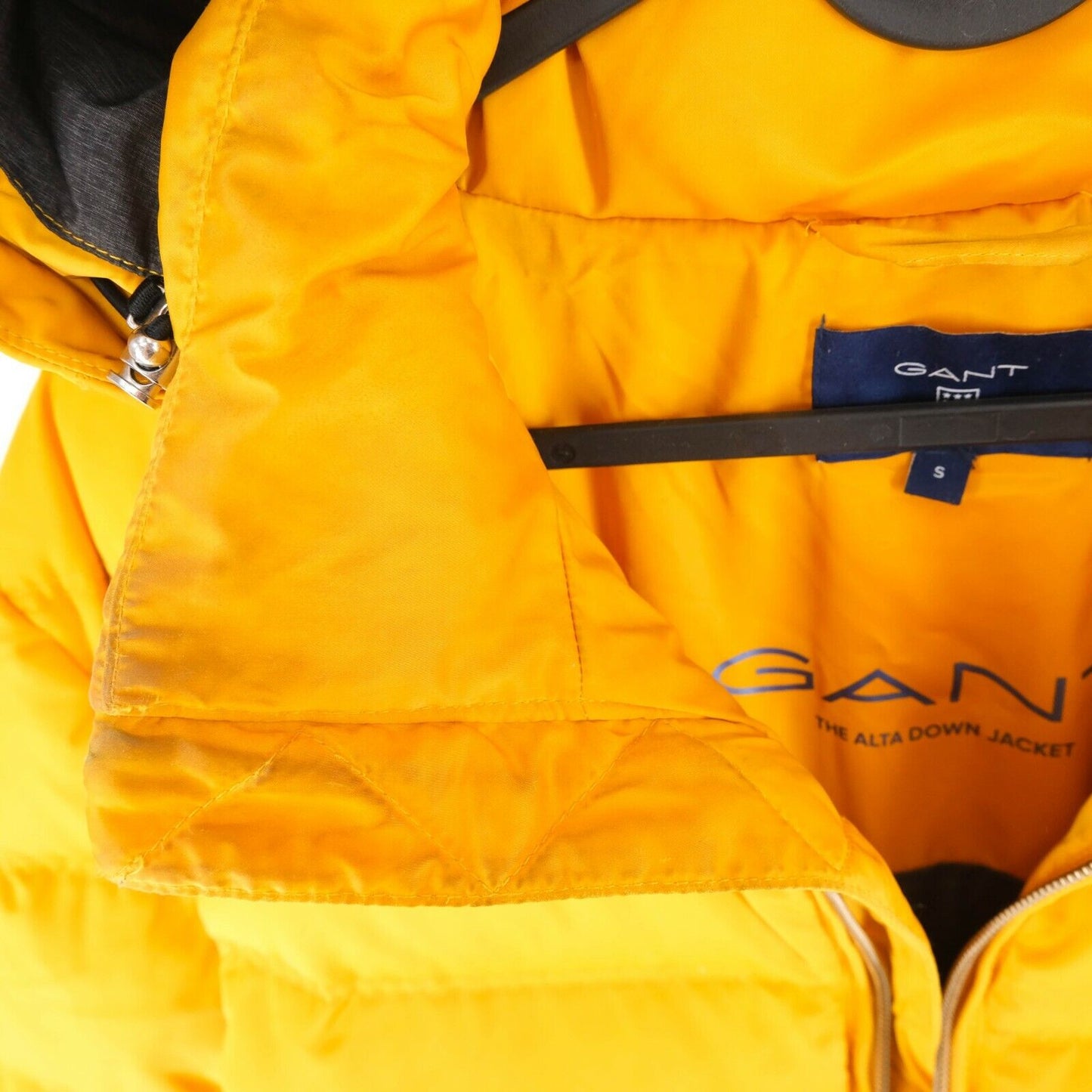 GANT Gelb The Alta Daunenjacke mit Kapuze Mantel Parka Größe S