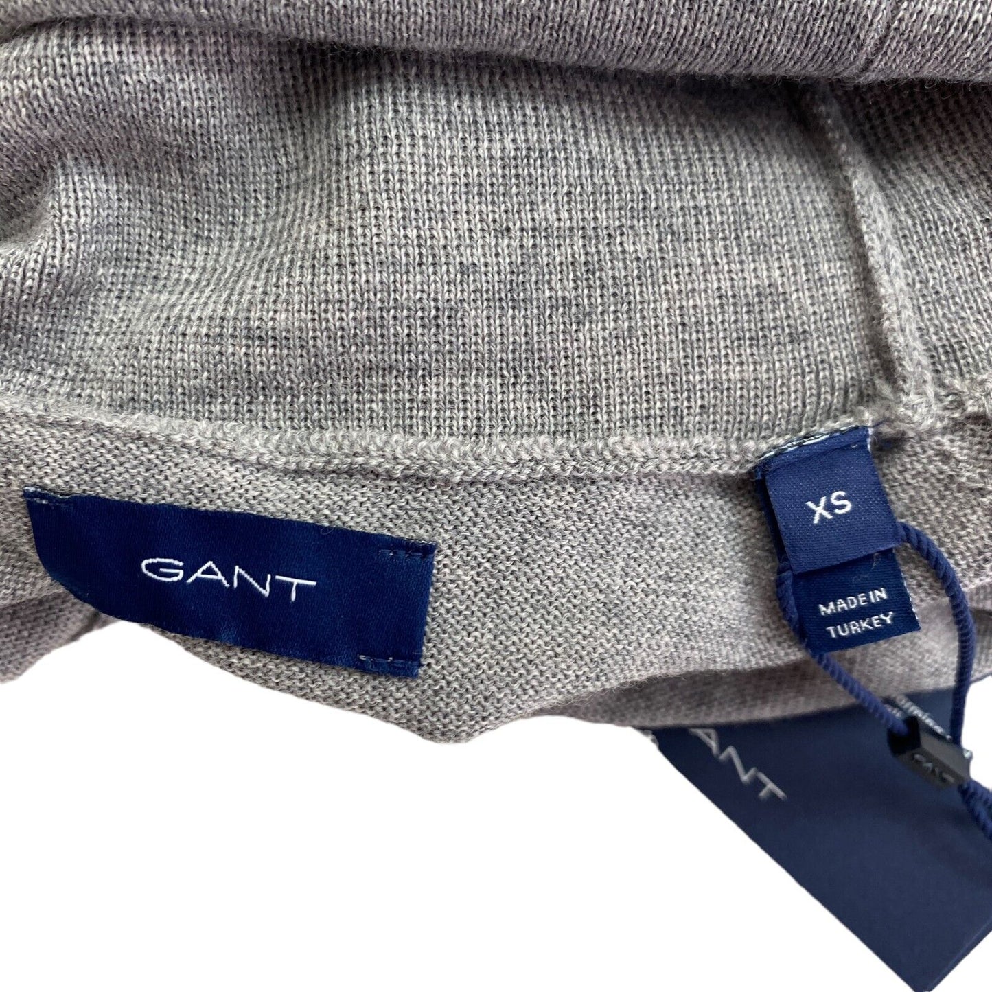 GANT Grey 100% Wool Turtle Neck Sweater Pullover Size XS