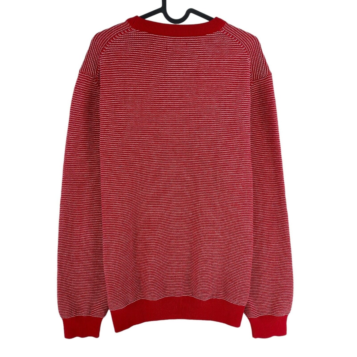 GANT Red Light Texture Crew Neck Sweater Pullover Size XL