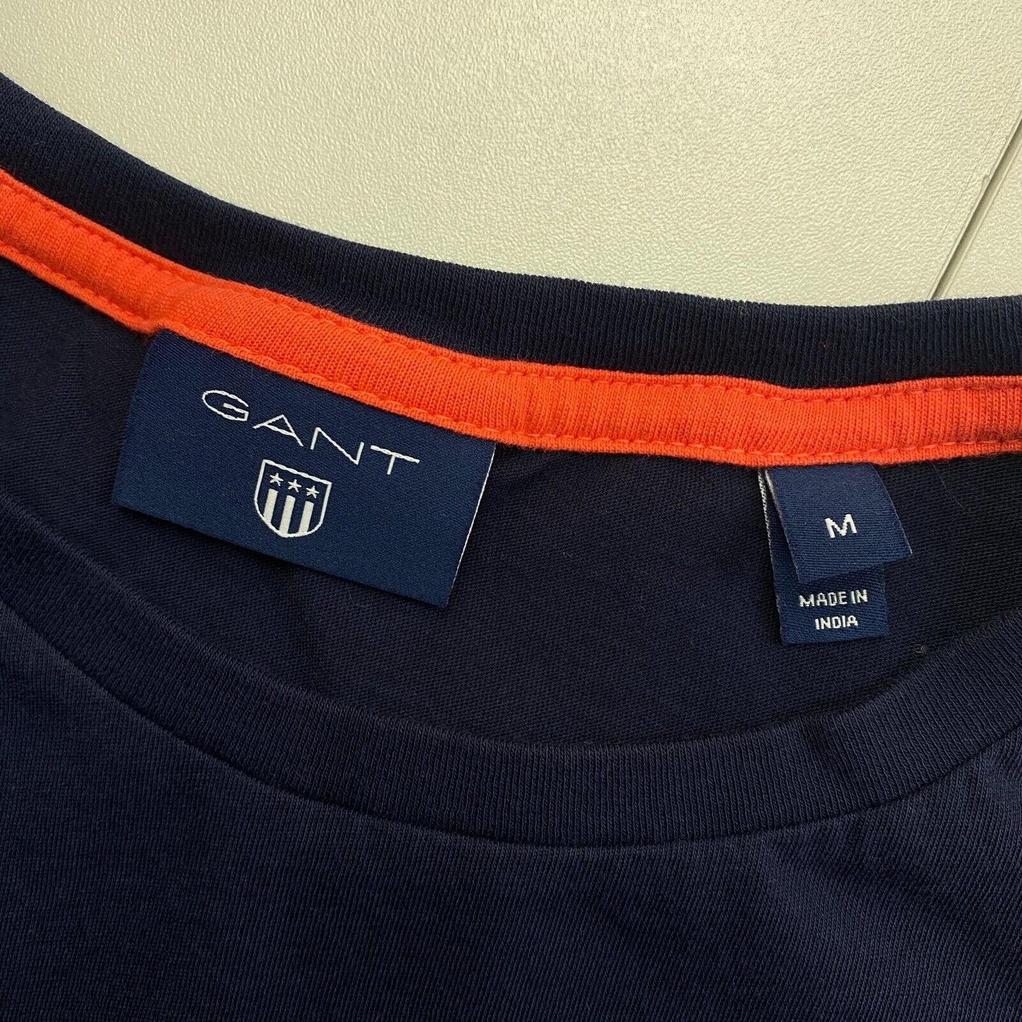 GANT T-shirt à col rond bleu marine taille M