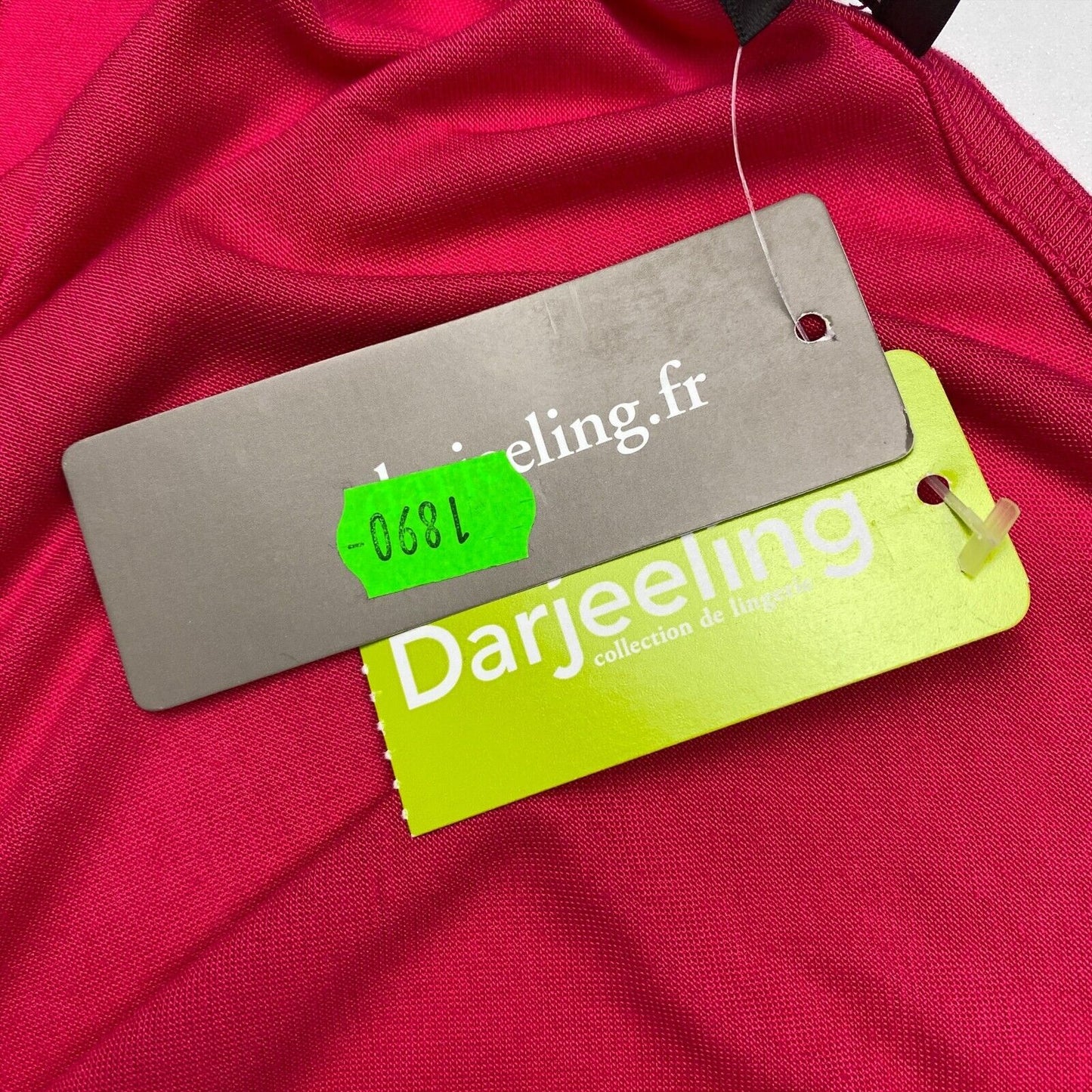 Darjeeling Robe droite rouge sans manches à col rond Taille M