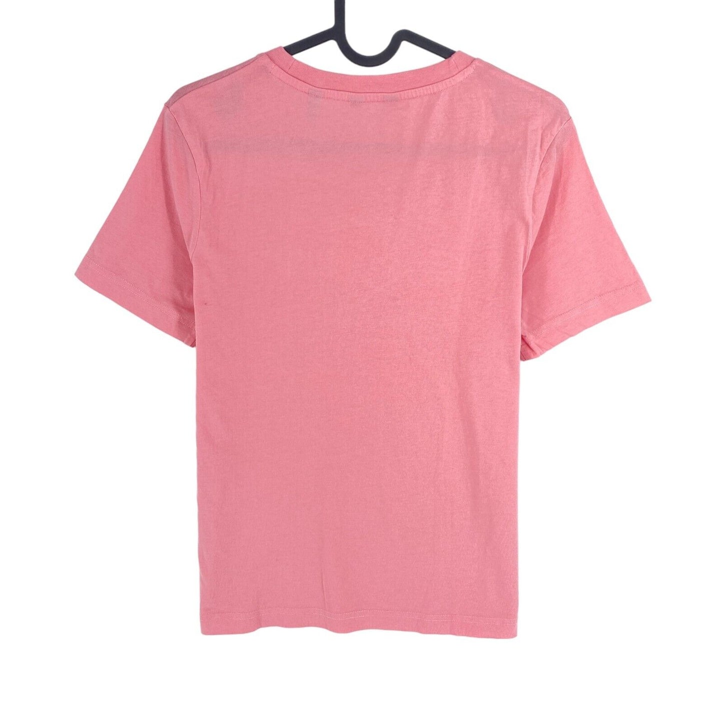 GANT Women Pink Tonal Archive Shield Crew Neck SS T Shirt Size S