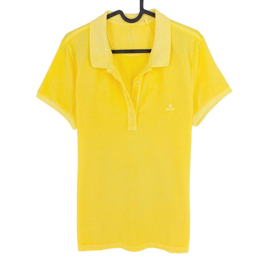 GANT Yellow Sun Faded Pique Polo Shirt Size XL